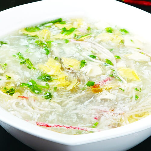 美味的鸭血豆腐羹的做法