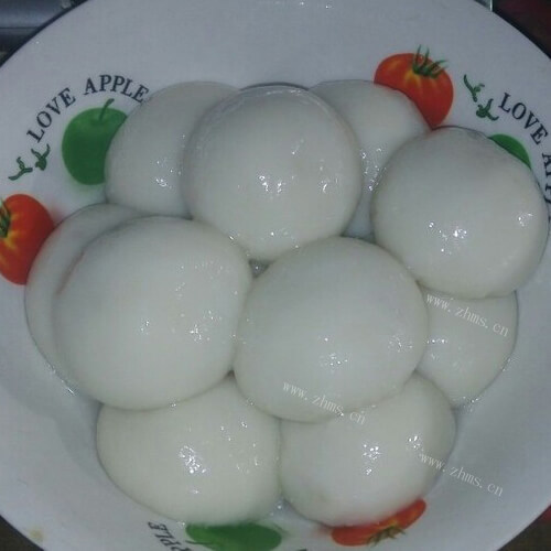 美味的煮汤圆
