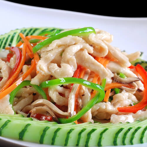 美味的银芽鸡丝