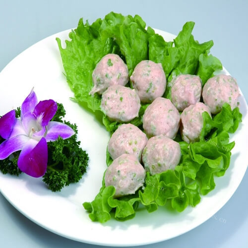 美味猪肉白丸子的做法