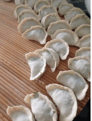 鲜美的香菜饺子