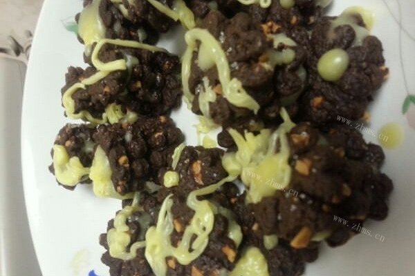 家常花生巧克力蜂蜜夹心饼干