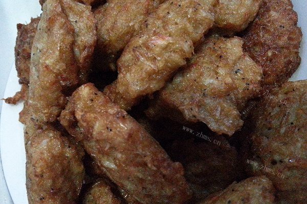 美味的虾绒丸子