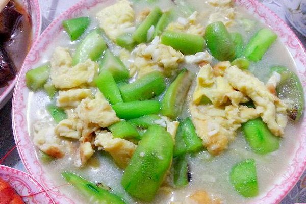 丝瓜炒鸡蛋