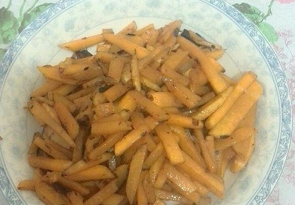 清炒南瓜