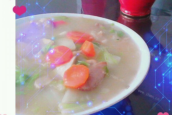大白菜肉片酱