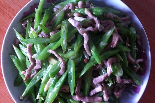 四季豆炒肉丝