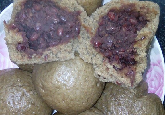 白薯面红豆饽饽