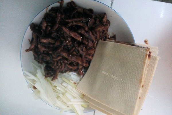 自制京酱肉丝