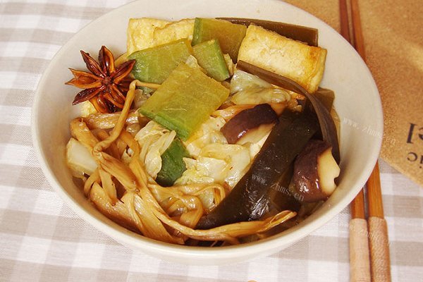 素几样烩菜：冬末暖锅 米饭绝配