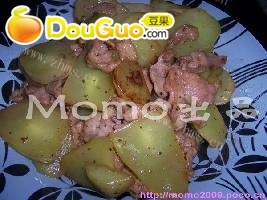 健康的莴笋肉片