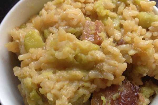 蚕豆糯米饭