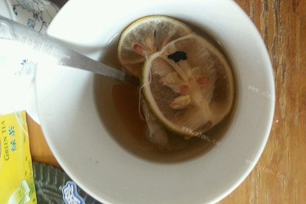 自制柠檬冰糖绿茶