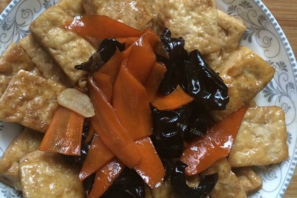 秘制煎豆腐