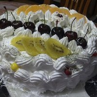 「装饰蛋糕」奶油水果蛋糕