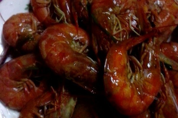 美味五香煮虾