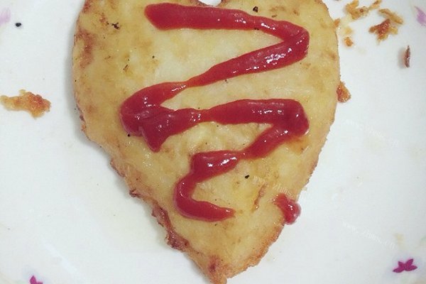 爱心薯饼