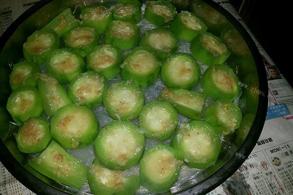 粉丝蒸丝瓜