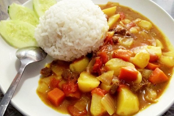 咖喱土豆饭，怀念的味道