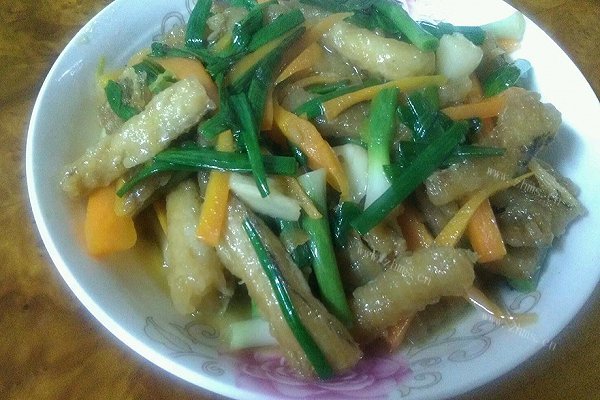 家常家炒海鳗干