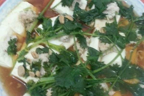 豆腐上蒸肉