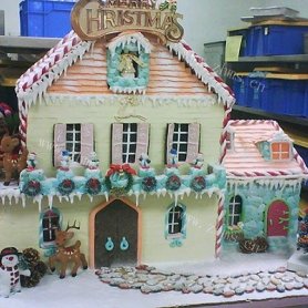 圣诞节的礼物-圣诞姜饼屋