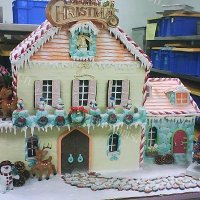 圣诞节的礼物-圣诞姜饼屋