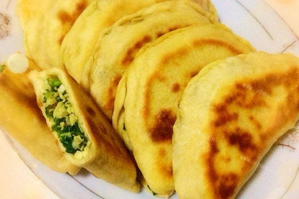 自制香酥韭菜盒子