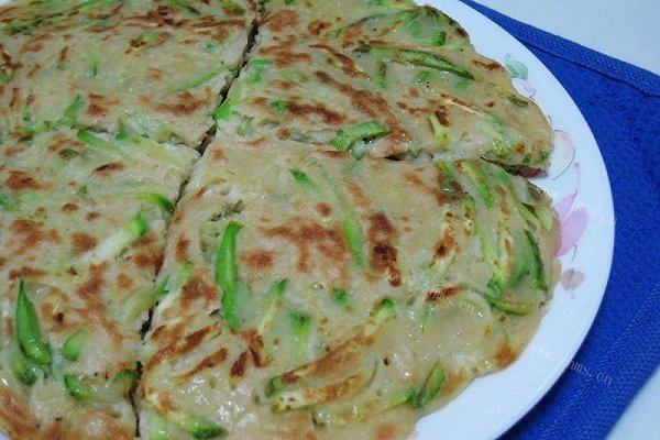 西葫芦丝饼