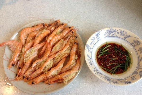 蒜绒开背虾