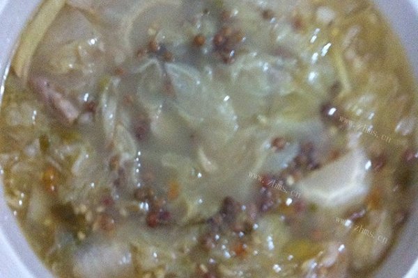 酸菜肚丝褒