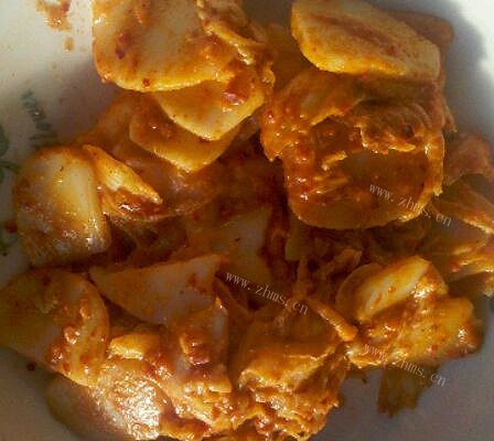 家常辣白菜炒年糕