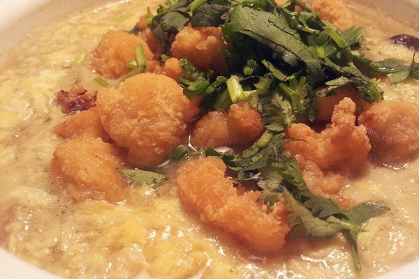 鸡米花豆腐羹