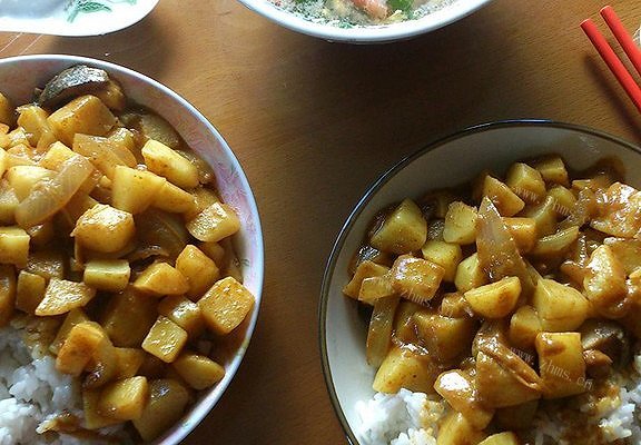 自制咖喱土豆饭