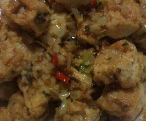 家常香酥蒜味鱼丸