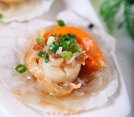 蒜蓉粉丝蒸扇贝