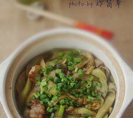 腊肉茄子煲