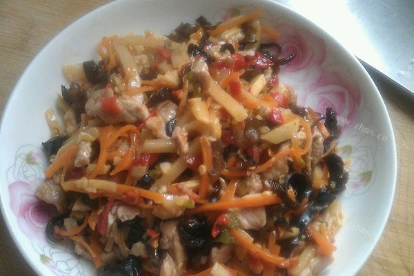 鱼香肉丝～足料更过瘾