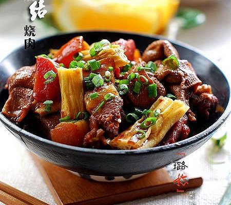 豆腐结烧肉