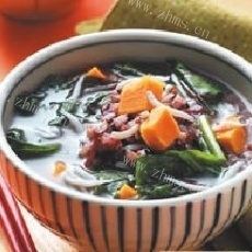 紫米蔬菜粥