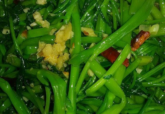 家庭版蒜蓉空心菜