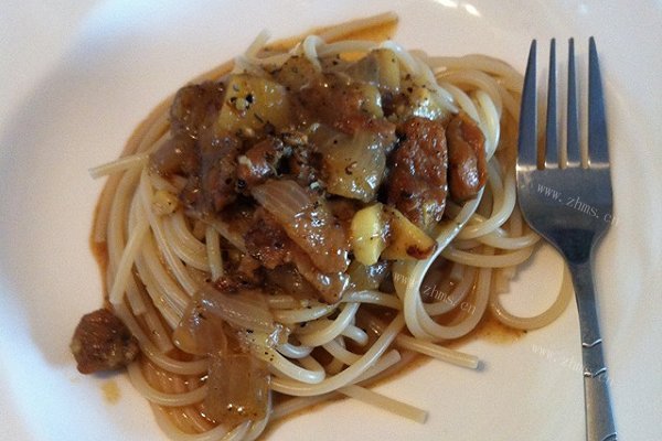 自制鸡肉意面