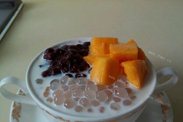 芒果红豆西米露