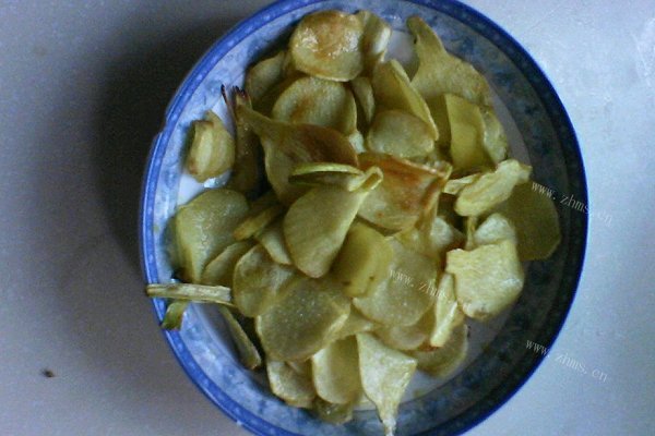 自制炸茨菇片
