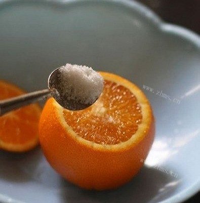 盐蒸橙子