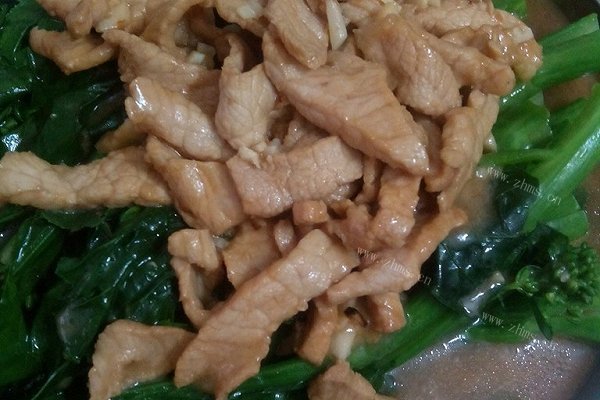 盐水介兰炒肉