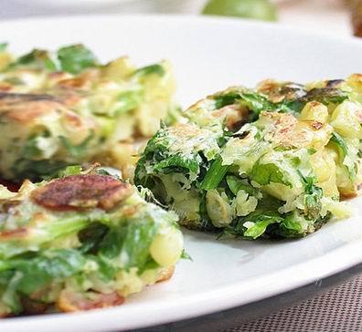 营养的芹菜煎饼