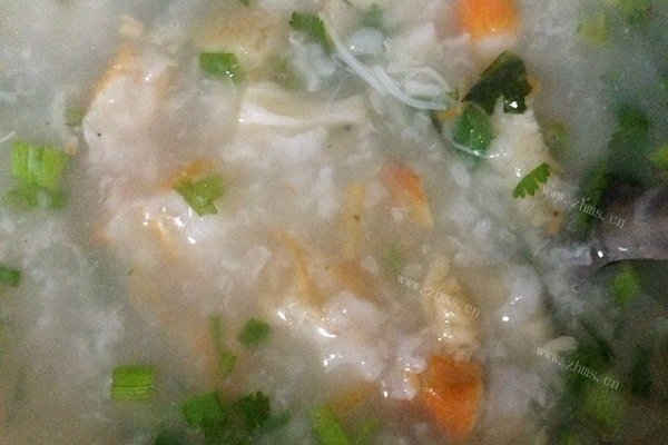 家庭版瑶柱虾干粥