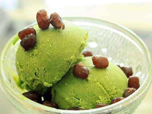 抹茶蜜豆冰淇淋