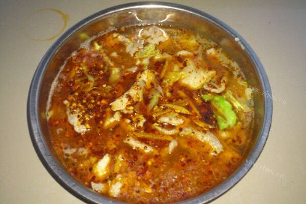 家常水煮肉片